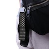 SEANATIVE Black US Flag Auto Decorative Keys Chain with Metal