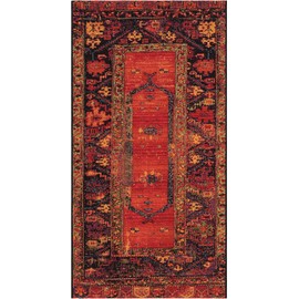 Unique Loom Outdoor Tribal Collection Area Rug - Quepos (2' 7" x 5' 3" Runner, Multi/ Black)