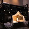 ITODA Students Bunk Bed Curtain Bottom Canopy Bed Curtains Dustproof