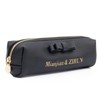 (Mianjian & ZIRUN) Pen Case, Synthetic Leather Ribbon Pen Case,