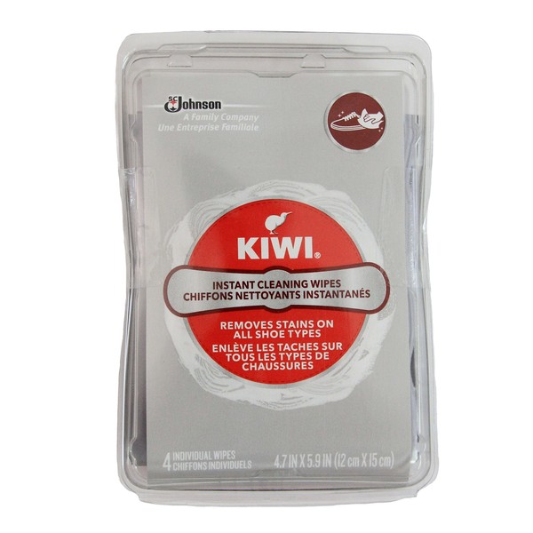 Kiwi Instant Cleaning Wipes, 4 Count