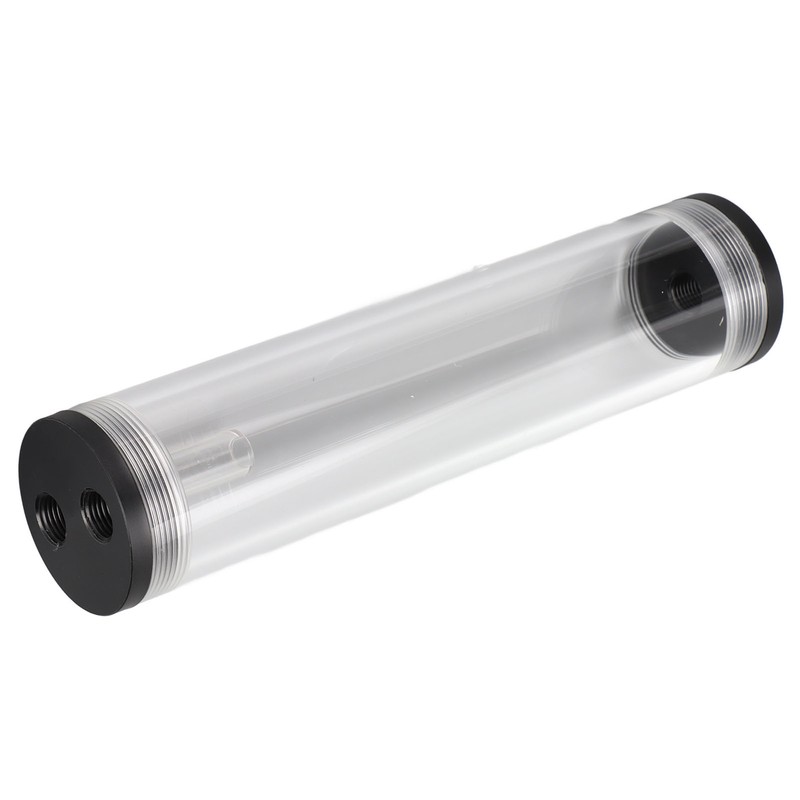 Water Cooling Reservoir 210mm/8.3in Length Acrylic Plastic Material 3 Holes