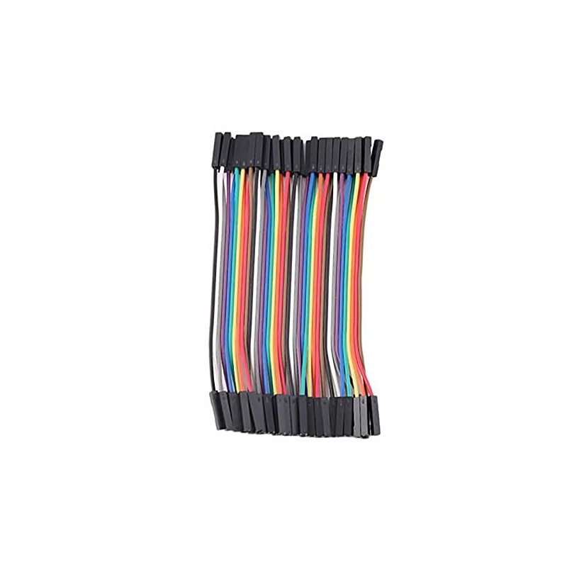 KKHMF 3pcs Breadboard Jumper Wire (Female-Female)(10cm) 120pcs