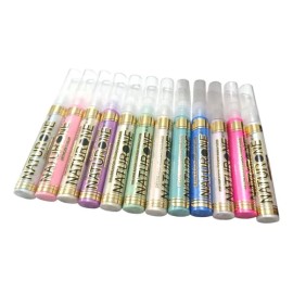 Pack de 12 Delineadores Líquidos Naturone, Larga Duración y Acabado Mate en 12 Colores                                                                