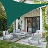 HEYOMART Sun Shade Sail Waterproof 3x3x3m Triangle, 98% UV Block
