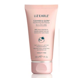 Liz Earle Cleanse & Glow Transforming Gel Cleanser 30ml with 1 Cloth