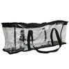 Transparent Large Capacity Portable Carrying Bag Storage Organizer for CD