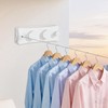 GAESHOW Retractable Washing Line Hanging - Wall Mounted Non-Sagging Washing