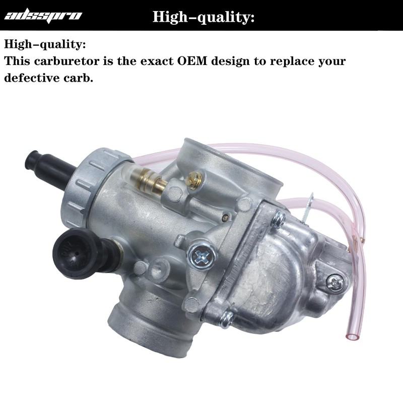Adsspro Motorcycle Carburetor Carb for KX65 2000-2014 KX80 1979-2000 RM65