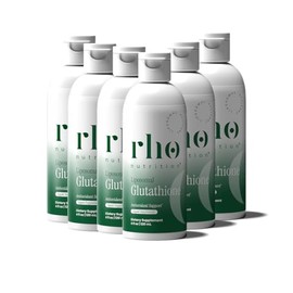Rho Nutrition Liposomal Glutathione - Ultra High Absorption Liquid Glutathione Supplement - Supports Natural Detoxification, Immune System, Skin Healt