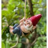FICITI Funny Garden Gnomes Decorations, Archer Bowman Climbing Rope Hanging