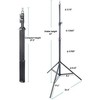 7 Foot Tripod Aluminum Compact Photography Light Stand with 1/4"