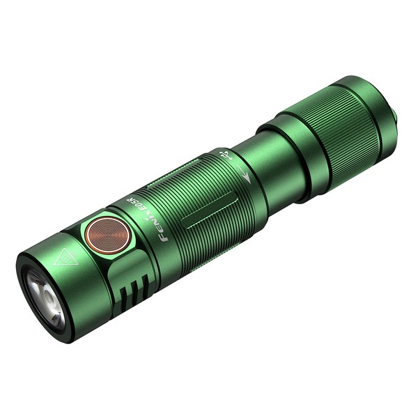 fenix E05R Green, Rechargeable Mini Keychain LED Torch | 400