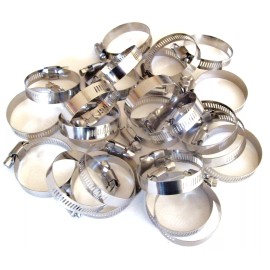 Goliath Industrial Tool 25 GOLIATH INDUSTRIAL STAINLESS STEEL HOSE CLAMPS 1-1/2 - 2-1/4" SSHC214 38-57MM