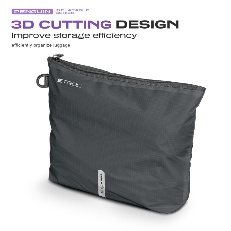 ETROL Travel Packing Cubes Set of 3, Waterproof Compression Storage