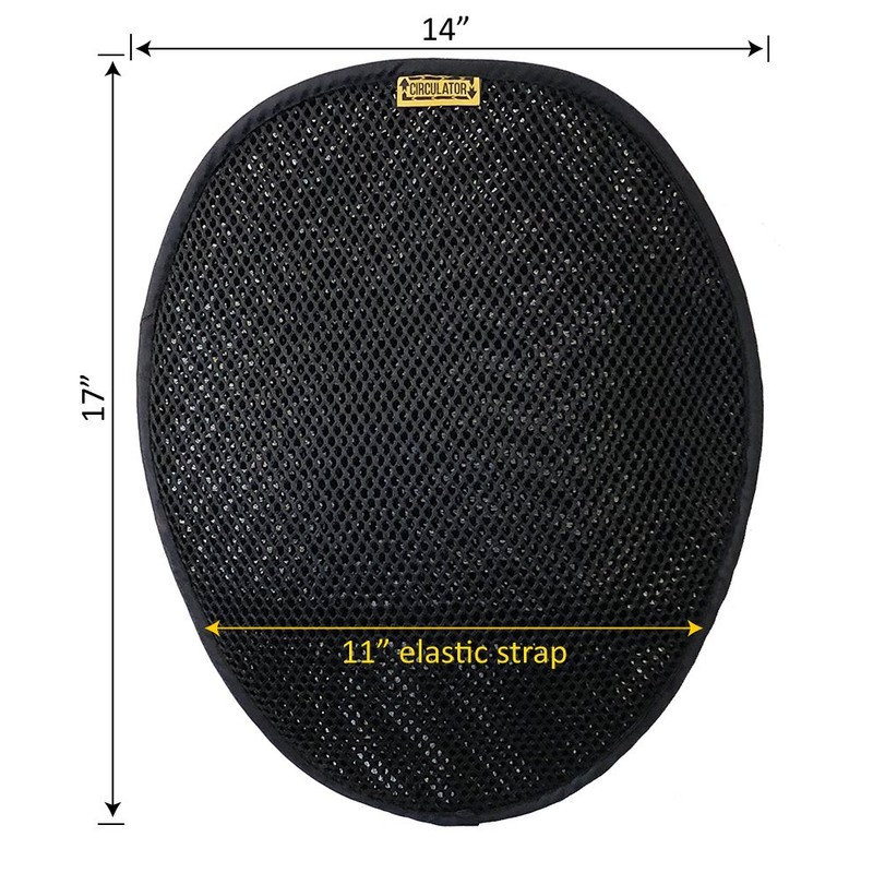 Skwoosh Motorcycle Circulator Pad for Long Ride Cool air Ventilation