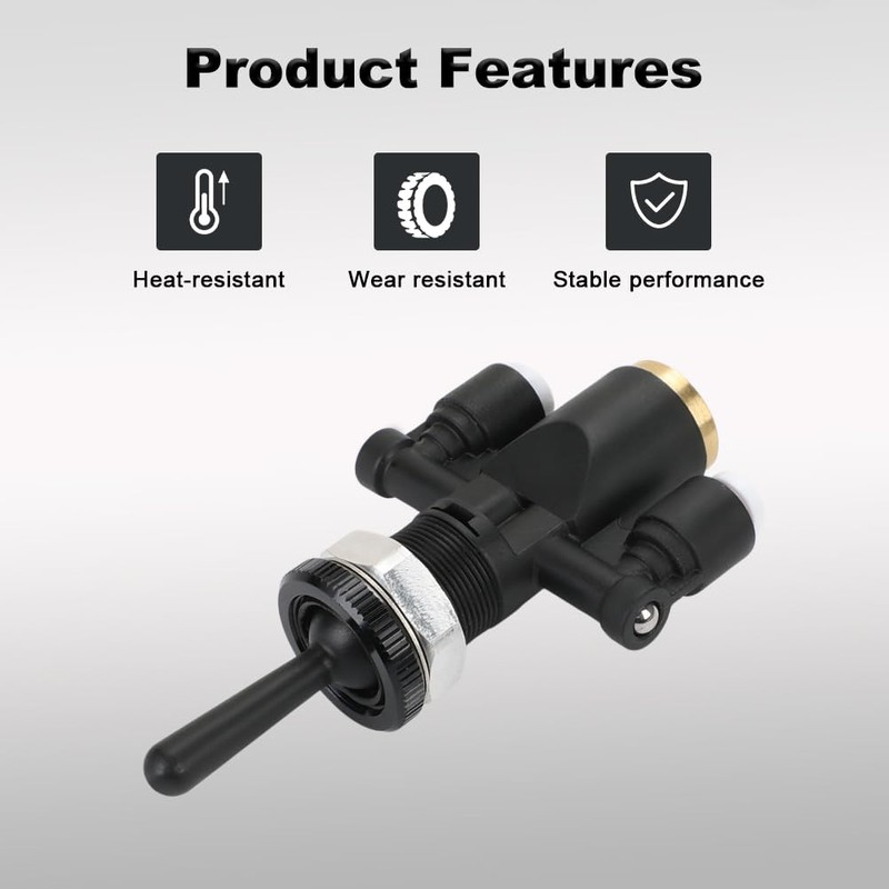 Air Window Toggle Valve Switch 1/4 Replacement for 8180007000 818-0007-000
