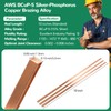 COCODE 10 Sticks 15% Silver Brazing Rods AWS BCuP-5 Silver