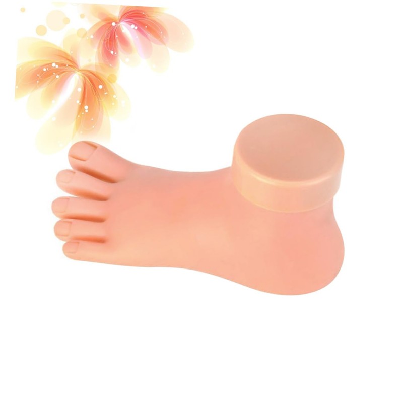 CAXUSD 1pc Foot Nail Practice Model Nail Practice Foot Movable