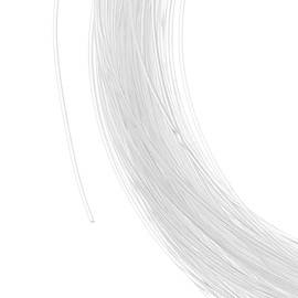 BENECREAT 4Rolls 40m Plastic Welt Cord Upholstery Piping, 1mm Translucent PVC Boning, Plastic Piping Cord for Sofa, Chair, Mattress, Curtain Decoration, 10m/Roll