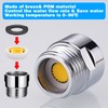 Zocipro 2Pack Shower Flow Restrictor, Shower Flow Reducer Limiter Set