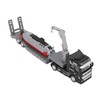 Alloy Semi Flatbed Trailer Truck Toy with Submarine Educational Realistic