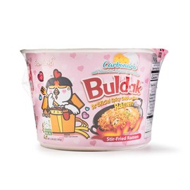 Samyang Buldak Carbo Ramen Bowl, Hot Chicken Flavor  3.70 oz - Flavors & Size: Hot Chicken Flavor, small bowl, 6 pk, 1 case
