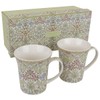 Lesser & Pavey William Morris Hyacinth Fine China Mugs -
