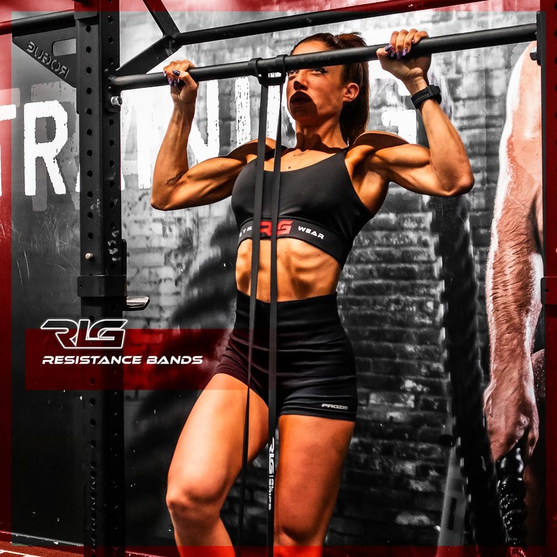 RL Grips® Resistance Elastic Bands for Muscle Building - Fitness