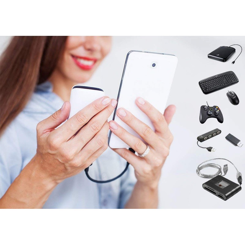 Tek Styz OTG MicroUSB 2.0 (2Pack) Compatible with Bose SoundLink