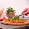 Relaxdays Pizza Cutter Set of 3, Sharp Stainless Steel Blade