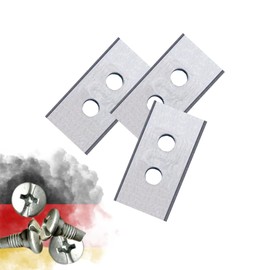 G greengrass tools Replacement Blade Compatible with Mammotion Luba and Compatible with Yuka Robotic Lawnmower Blades - LongLife - Double Hole - Shatterproof [DIN EN 50636 Tested], Piece: 24, Colour: