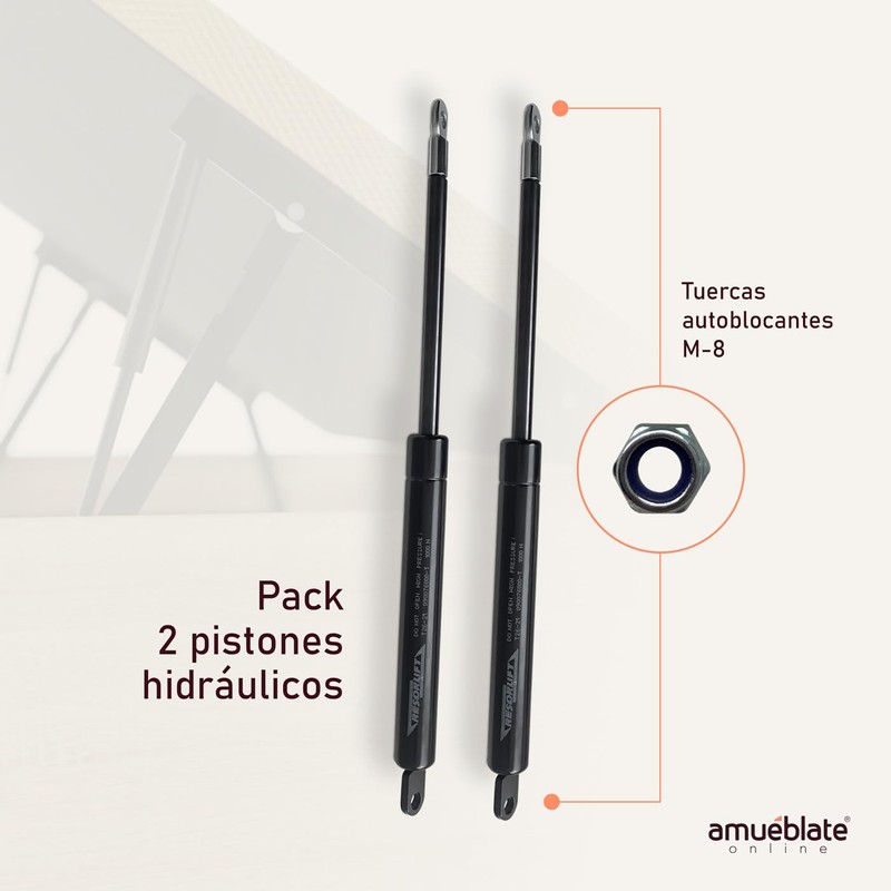 amuéblate online 2 Piston System Hydraulic Professional for Box Spring