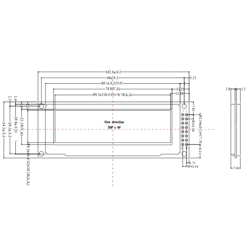 Display Module 3.12in Wide View Angle OLED Display Module High
