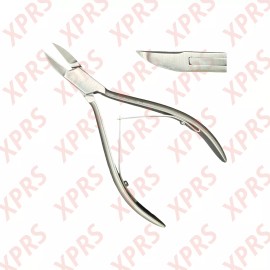 XPRS Nail Nipper, 6", Straight Jaws, Double Spring, Plain Handle, Premium
