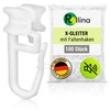 Rollina X-Glider Curtain Hooks for Rails with 6 mm Inner