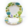 Caspari Potted Hydrangeas Salad & Dessert Plates -8 Paper Plates