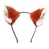 16 inch Short Orange Wig Men and Women Fluffy Layered