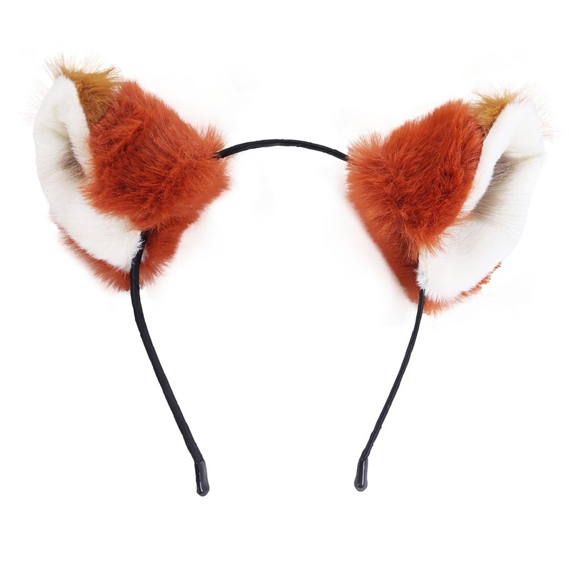 16 inch Short Orange Wig Men and Women Fluffy Layered