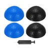 PATIKIL 4 Pcs Half Spiky Domes Balance Pods 6.7x3.1 Inch,