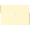 Filofax Refill Insert A-Z Index A5 Cream Ref 341664