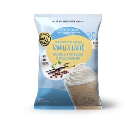 Big Train Reduced Sugar Vanilla Latte Blended Ice Coffee Beverage Mix, 3.5 Pound (Pack of 1)