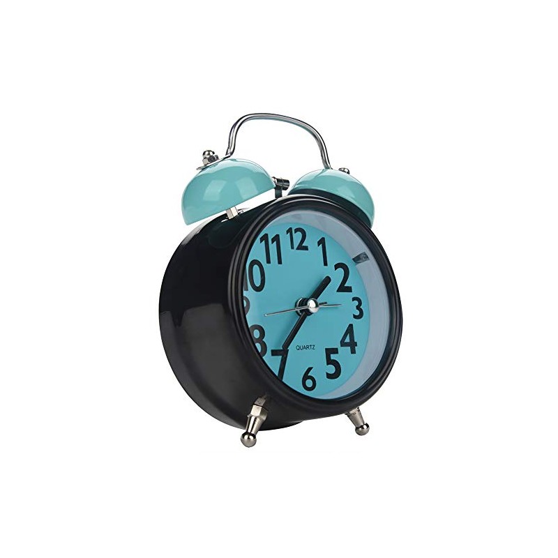 Alarm Clock, Double Bell Ultra Silent Sunrise Alarm Clock for