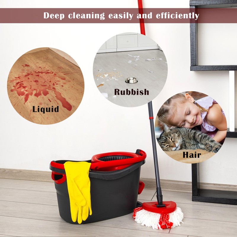 Hmfmdy Mop Replacement Heads, Spin Mop Replacement Head Mop Refill