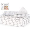 Cooyes Non Slip Refrigerator Liners, 2-in-1 Fridge Mats and Fresh-Keeping