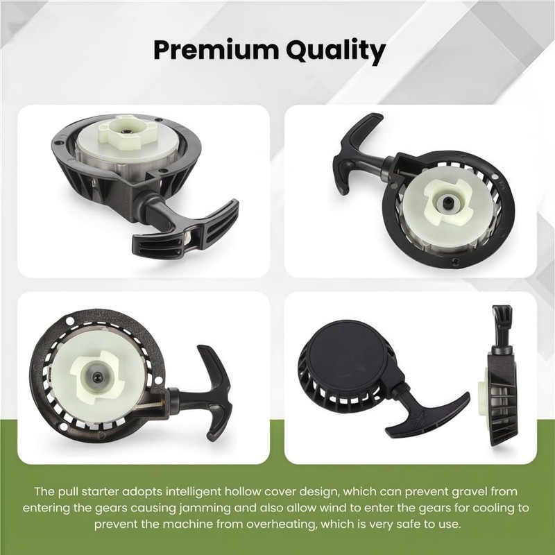 Wasserquelle Aluminum Alloy Recoil Pull Starter - 1Pack Nylon Cog