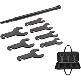 Mekar Pneumatic Fan Clutch Wrench Set Clutch Removal Tool Kit Compatible with Jeep, Ford, GM,Chrysler