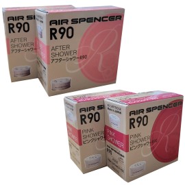 Air Spencer R90 After Shower 2-Pack , Pink Shower 2-Pack Car Air Freshener Japan