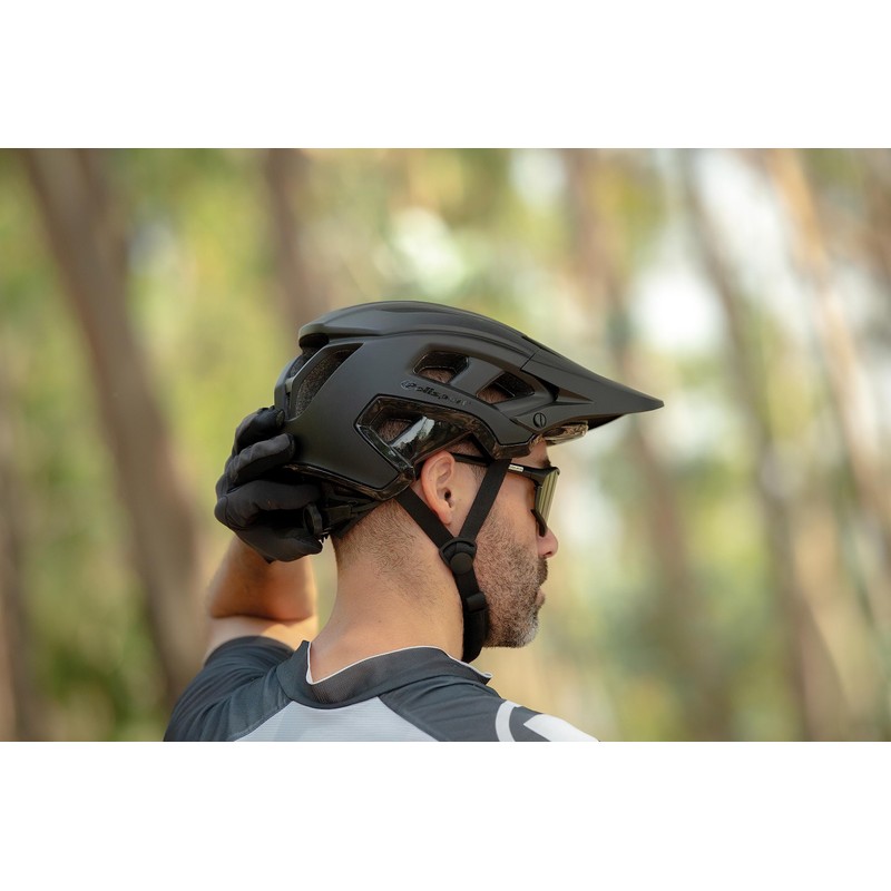 Polisport Montain Pro Unisex Adult Helmet (L=58/61) Helmet, Black, L