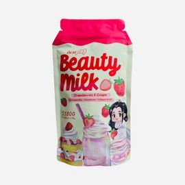 Dear Face Beauty Strawberries & Cream Collagen Drink, 10 Sachets x 18g